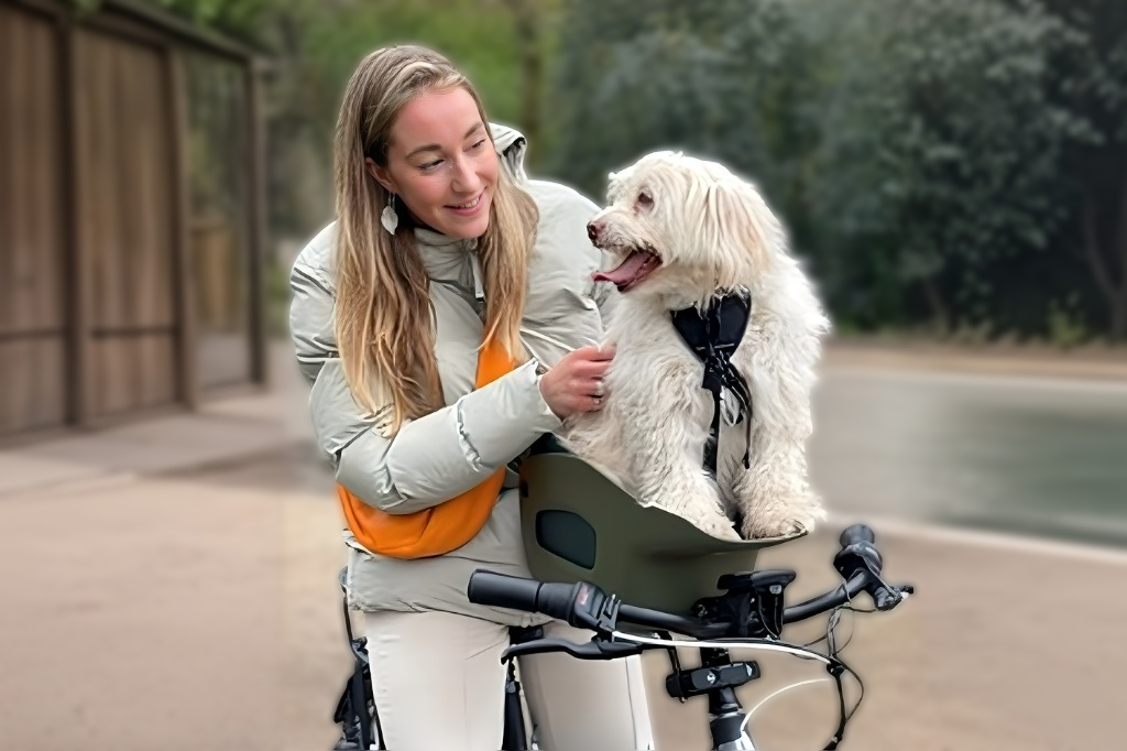 Hoe u uw puppy stap voor stap aan een fietsendrager kunt laten wennen