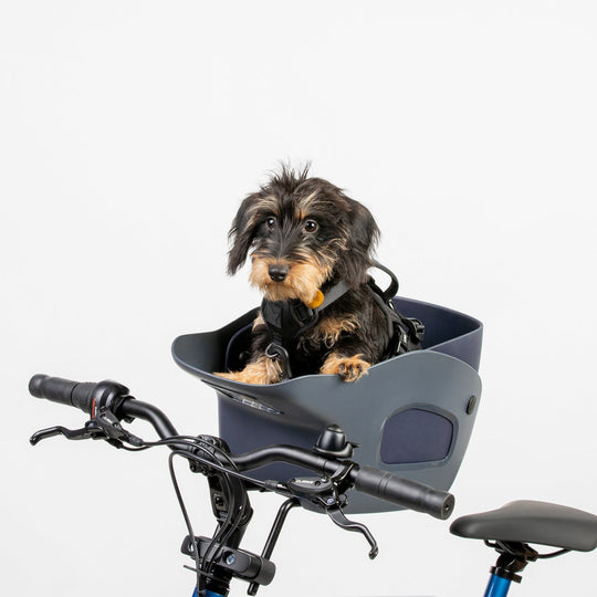 electric bicycle with dog carrier The K9 4+ Upgraded Cargo Bike For Dogs bike pet carrier (up to 15lbs) Dog Carrier for Electric Bikes:
